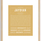 Jaydian | Name Art Print