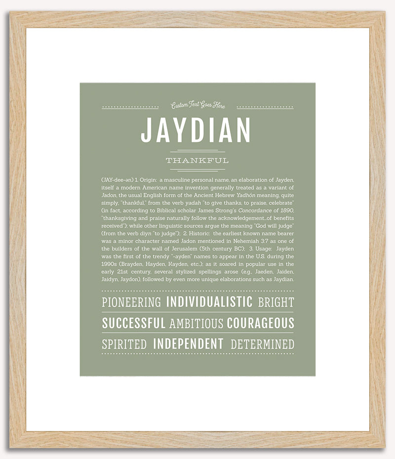 Jaydian | Name Art Print