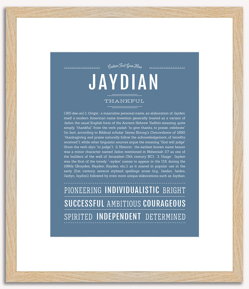 Jaydian | Name Art Print