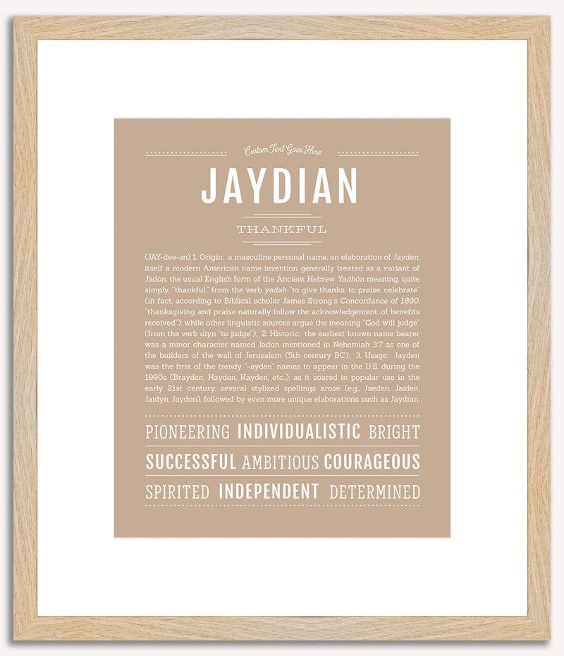 Jaydian | Name Art Print