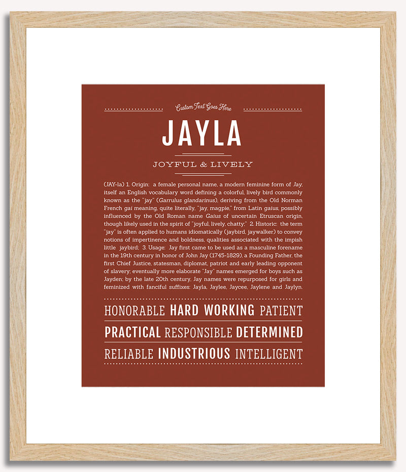 Jayla | Name Art Print