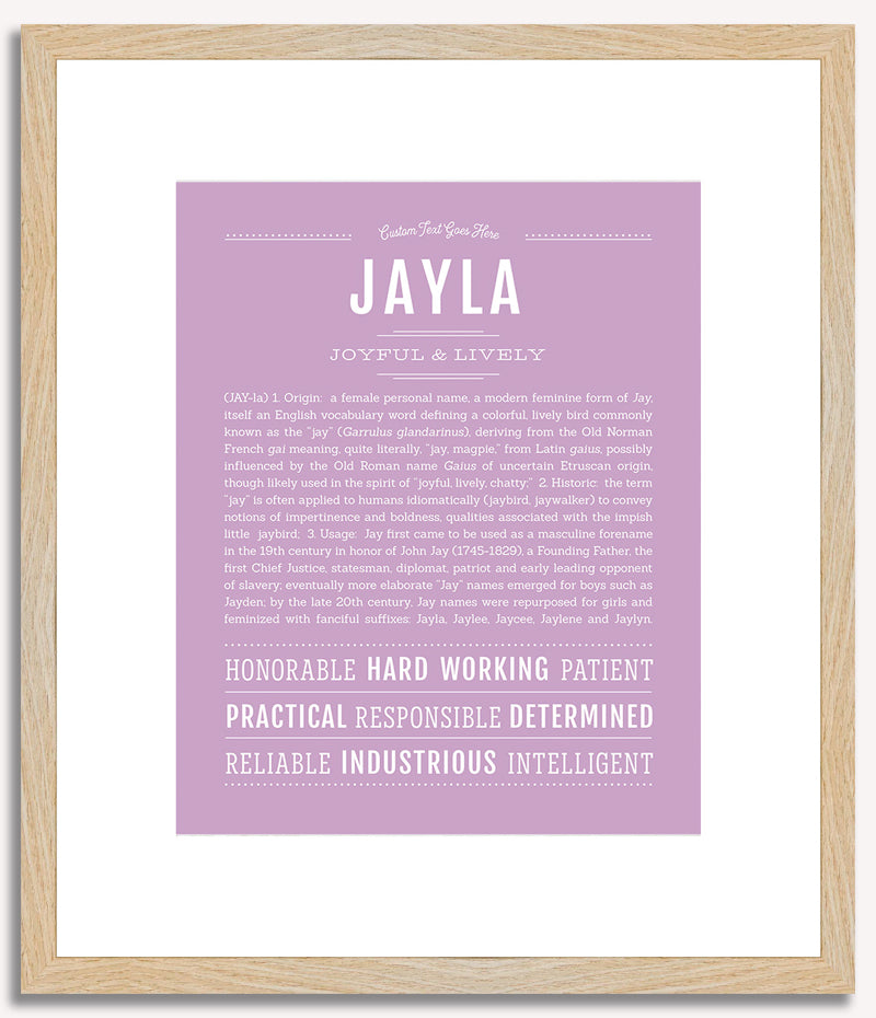 Jayla | Name Art Print