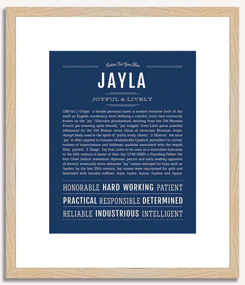 Jayla | Name Art Print