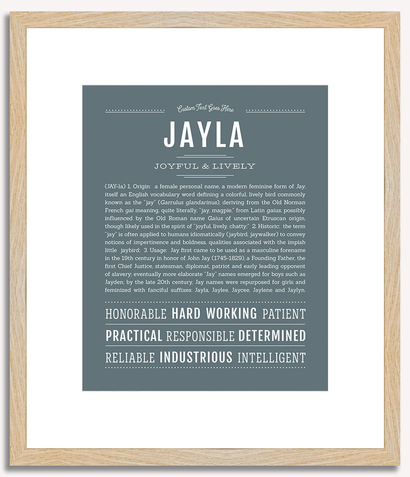 Jayla | Name Art Print