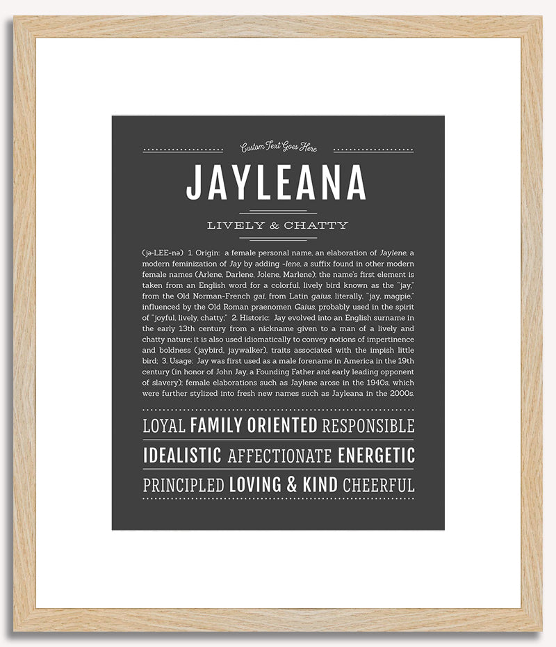 Jayleana | Name Art Print