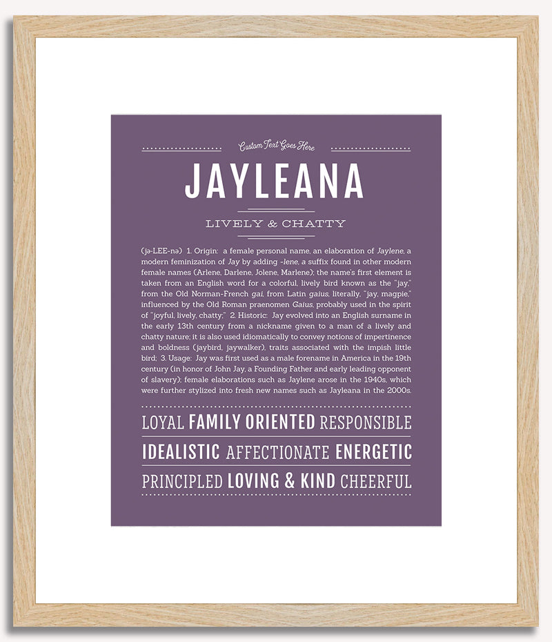 Jayleana | Name Art Print