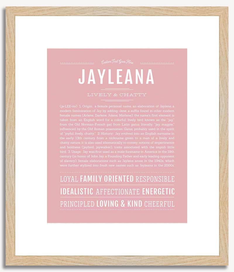 Jayleana | Name Art Print