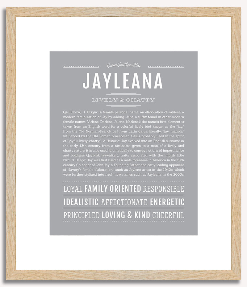 Jayleana | Name Art Print