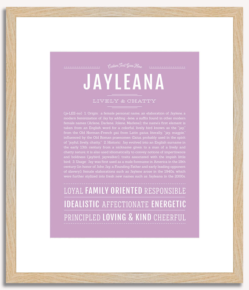 Jayleana | Name Art Print