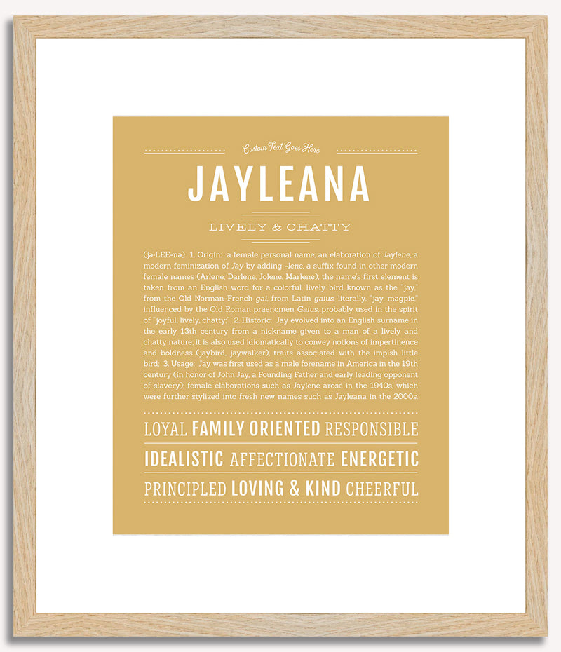 Jayleana | Name Art Print