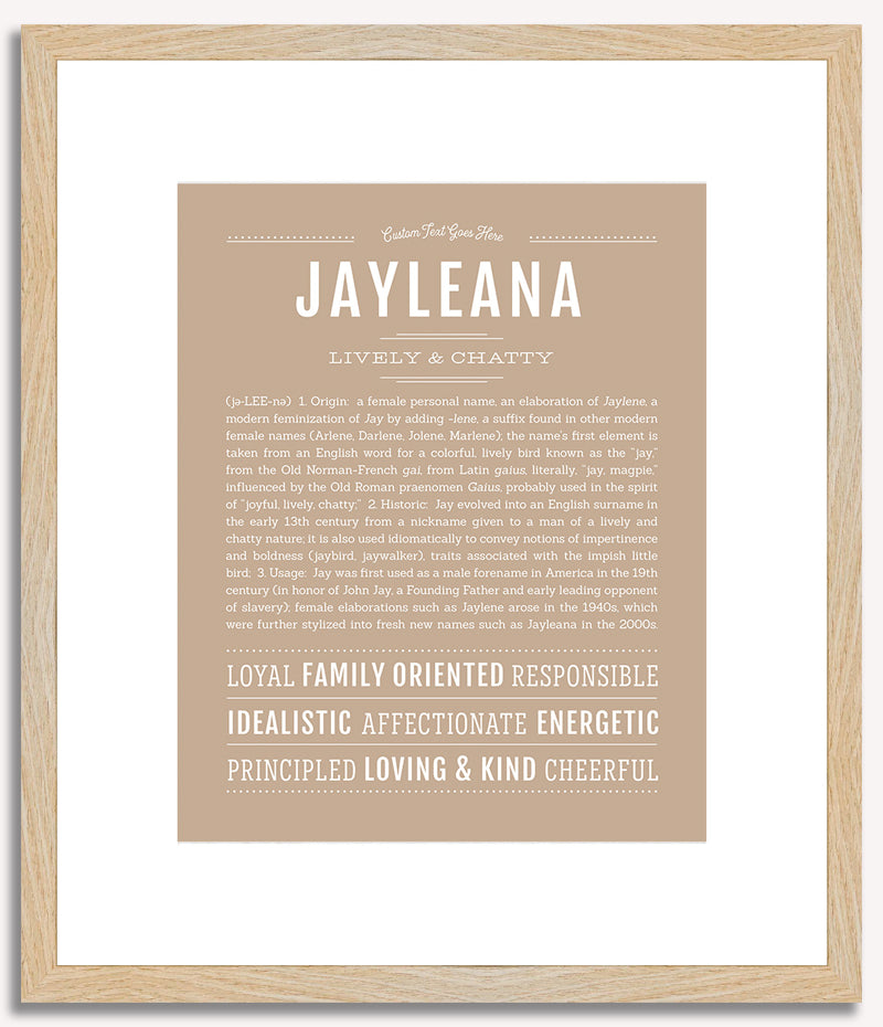 Jayleana | Name Art Print