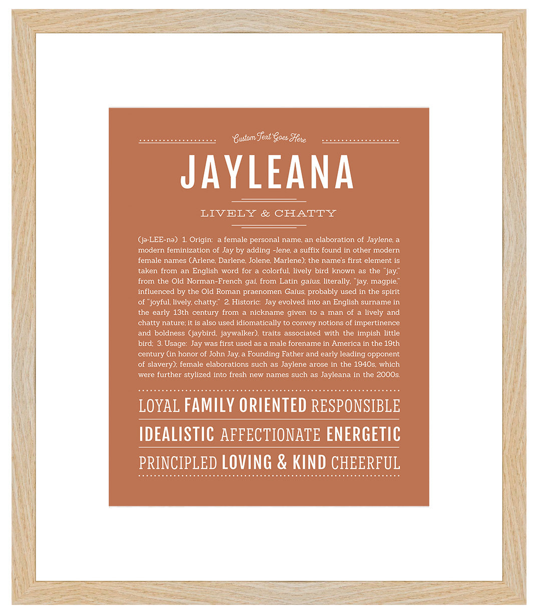 Jayleana | Name Art Print