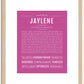 Jaylene | Name Art Print