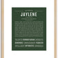 Jaylene | Name Art Print