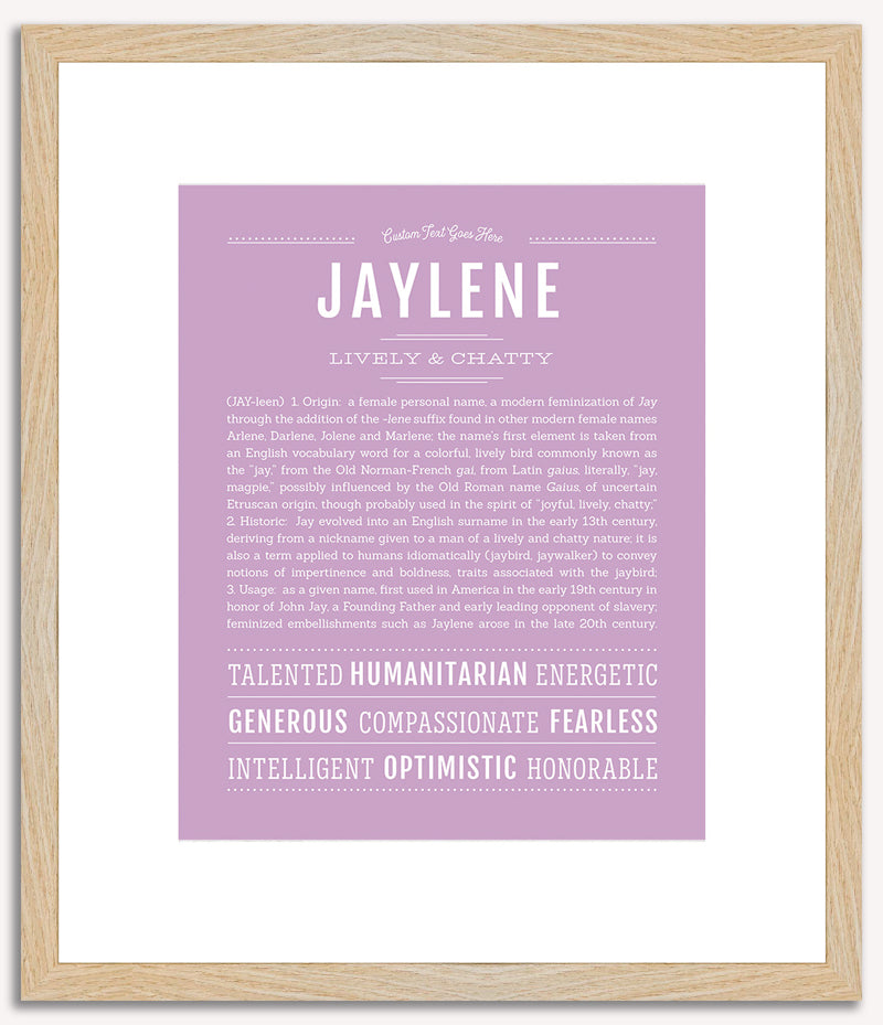 Jaylene | Name Art Print