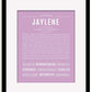 Frame Options | Lilac | Black Frame, Matted