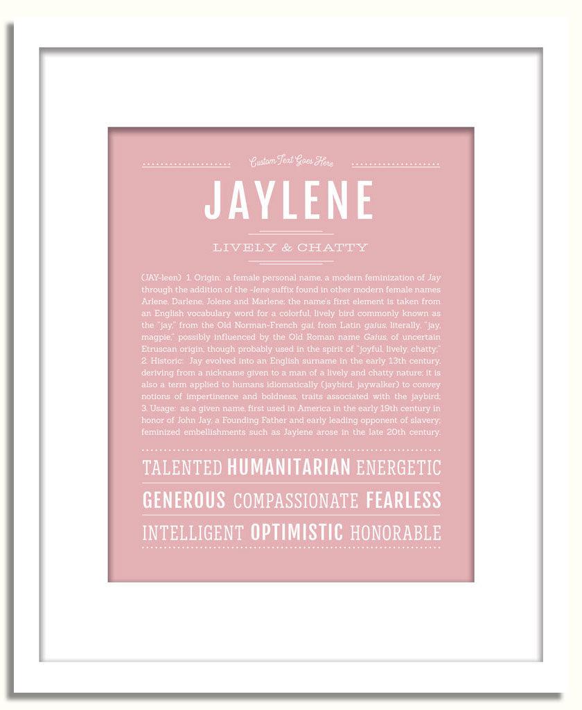 Frame Options | Dusty Rose | White Frame, Matted