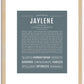 Jaylene | Name Art Print