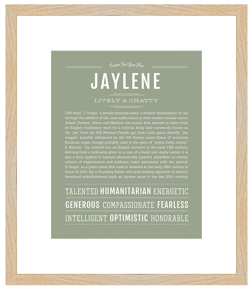 Jaylene | Name Art Print