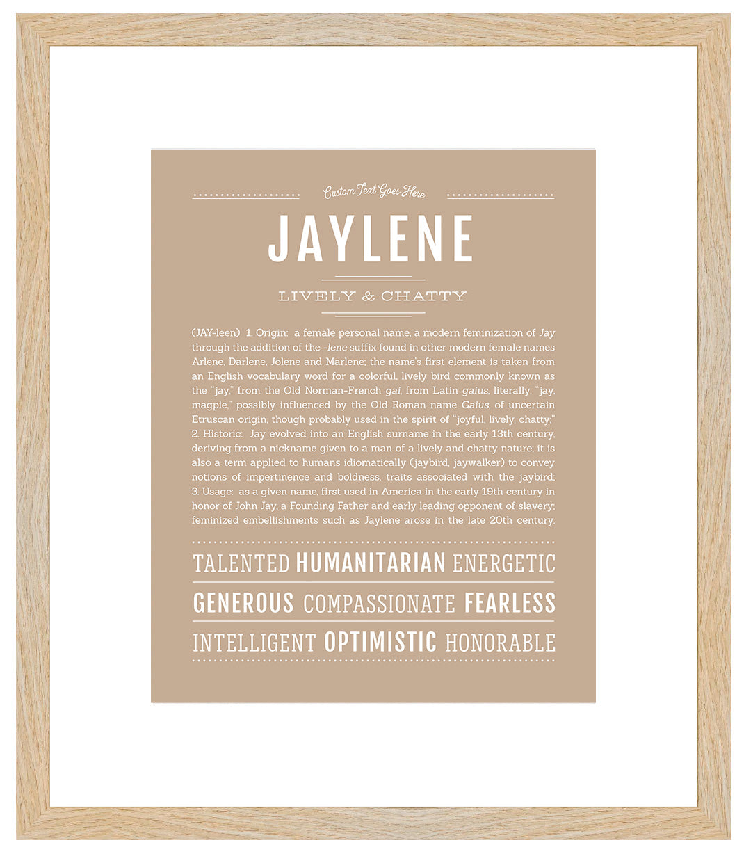 Jaylene | Name Art Print