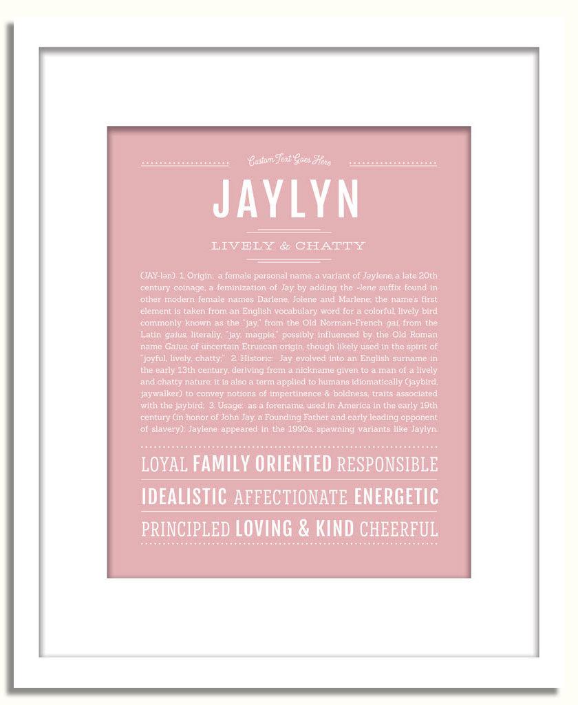 Frame Options | Dusty Rose | White Frame, Matted