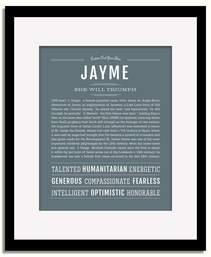 Frame Options | Night Rendezvous | Black Frame, Matted