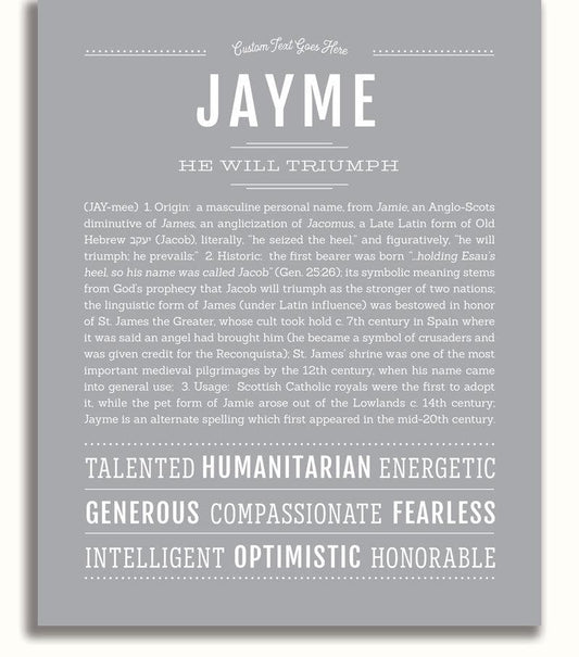 Frame Options | Light Gray | No Frame