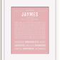 Frame Options | Dusty Rose | White Frame, Matted