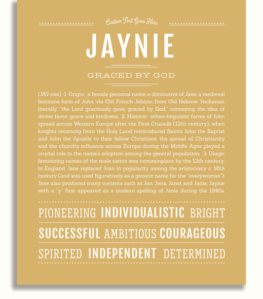 Frame Options | Matte Gold | No Frame