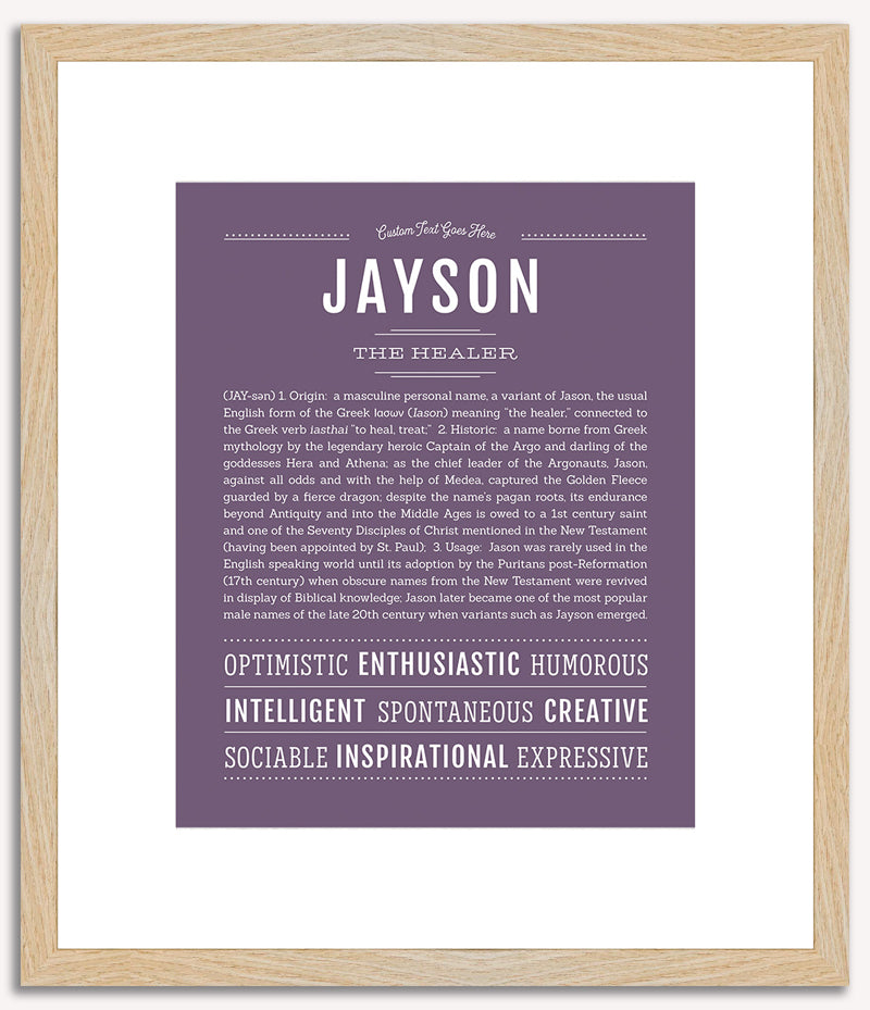 Jayson | Name Art Print