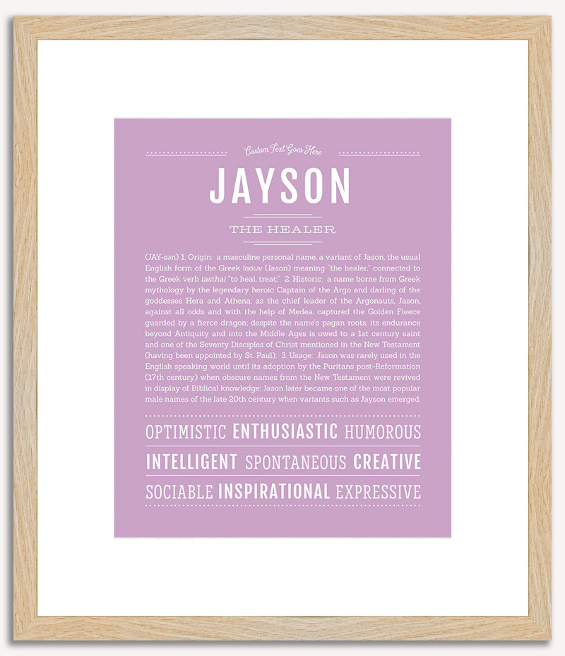 Jayson | Name Art Print