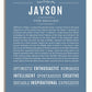 Jayson | Name Art Print – Name Stories