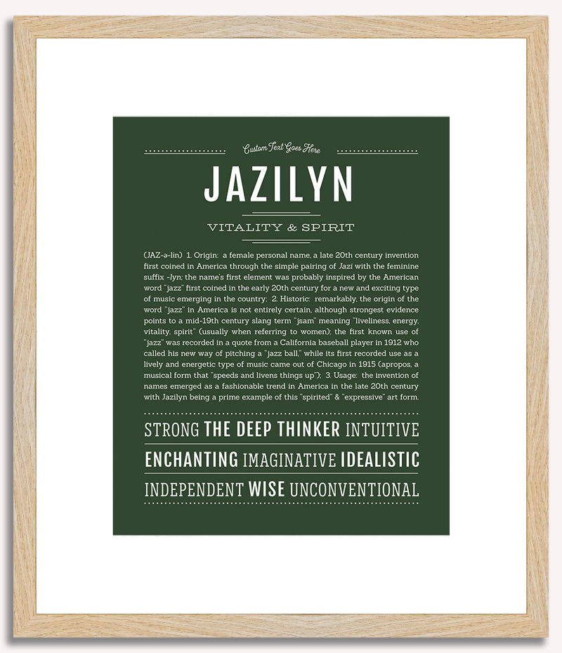 Jazilyn | Name Art Print