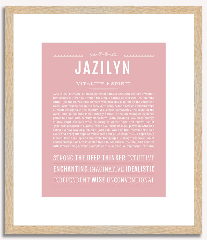 Jazilyn | Name Art Print