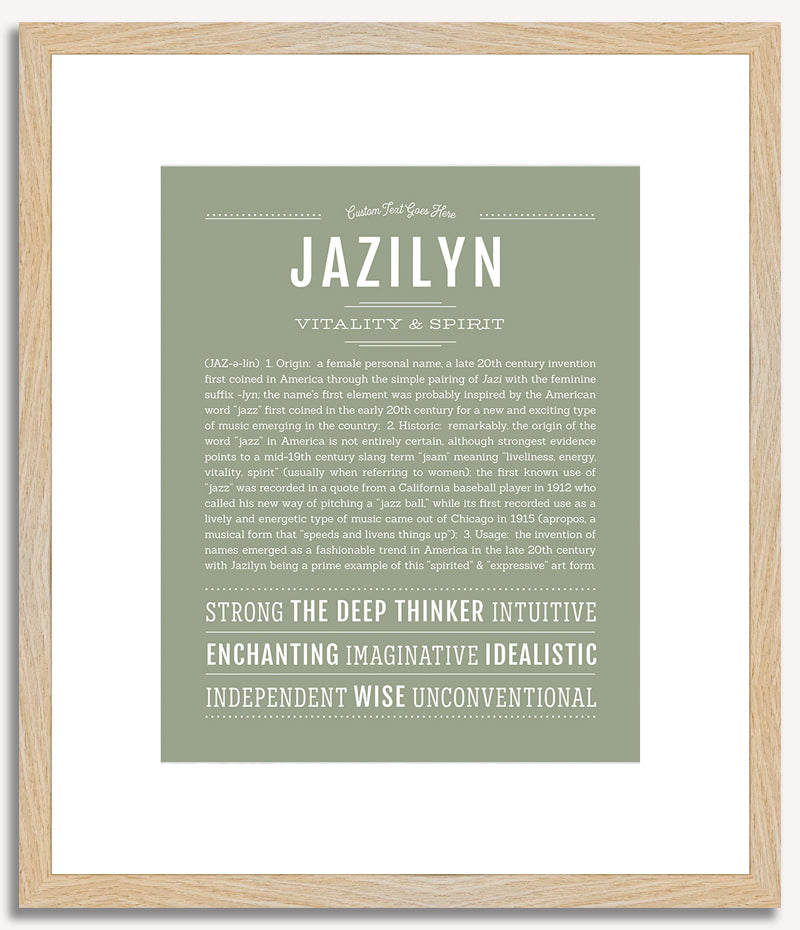 Jazilyn | Name Art Print