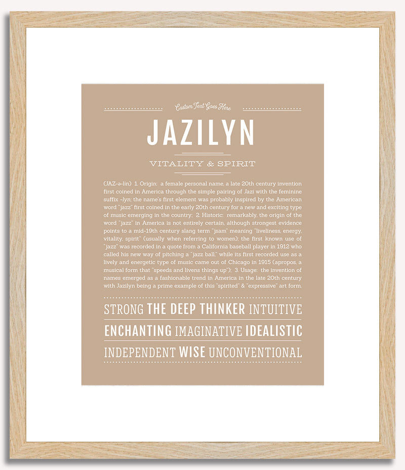 Jazilyn | Name Art Print