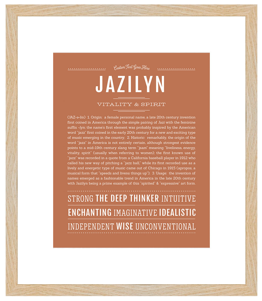 Jazilyn | Name Art Print