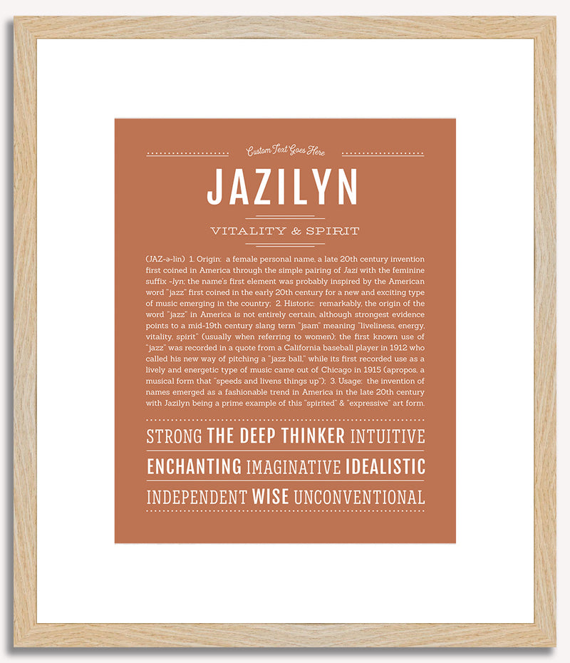 Jazilyn | Name Art Print