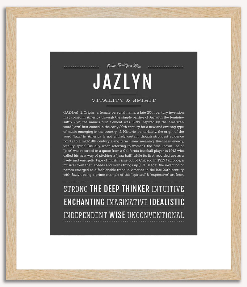 Jazlyn | Name Art Print