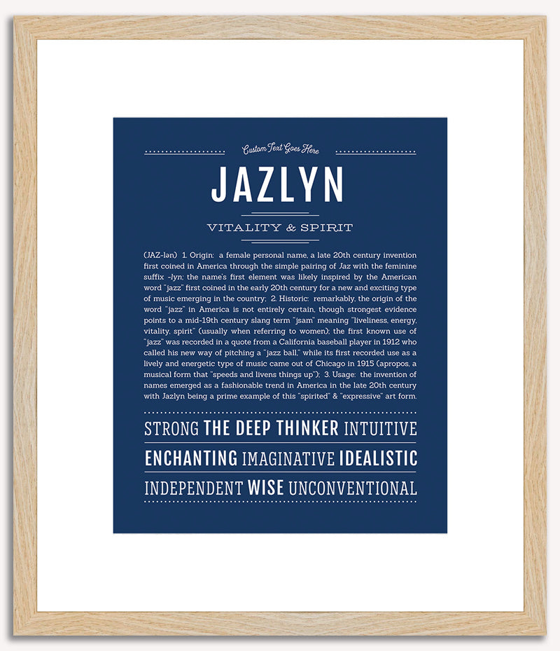 Jazlyn | Name Art Print