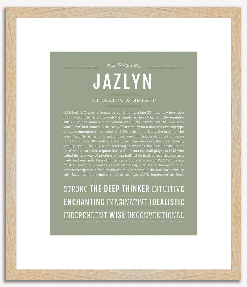 Jazlyn | Name Art Print