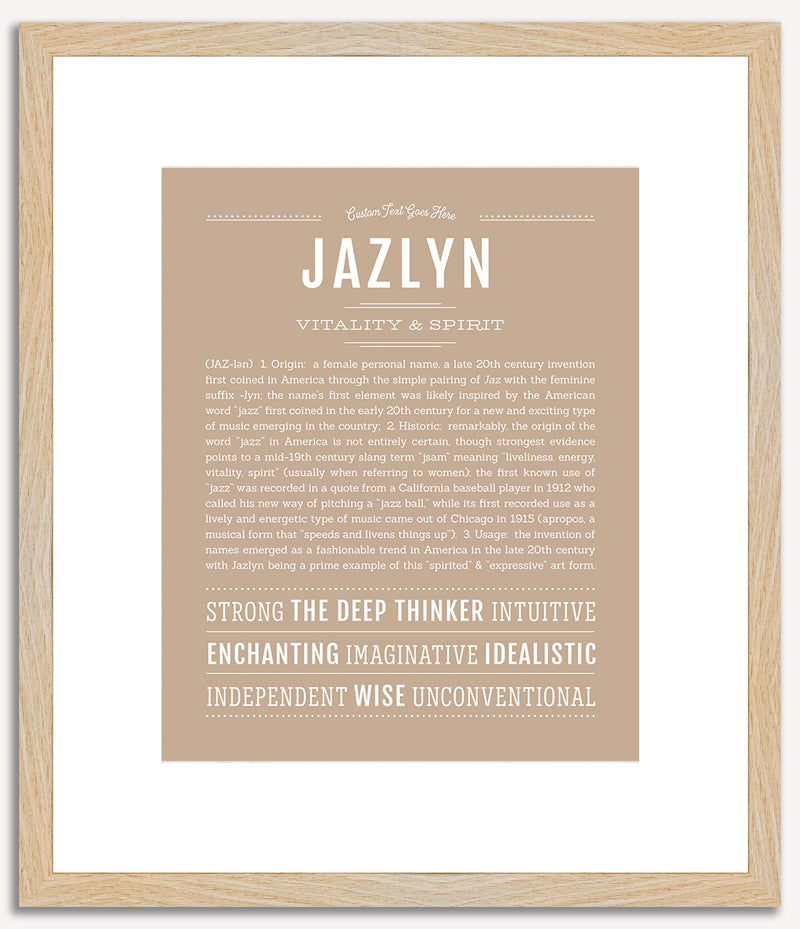 Jazlyn | Name Art Print