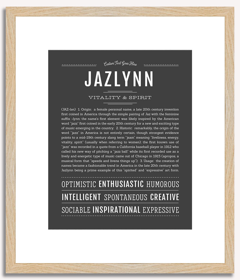 Jazlynn | Name Art Print