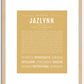 Jazlynn | Name Art Print