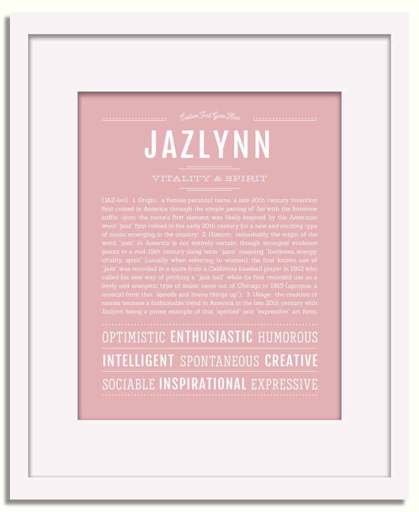 Frame Options | Dusty Rose | White Frame, Matted