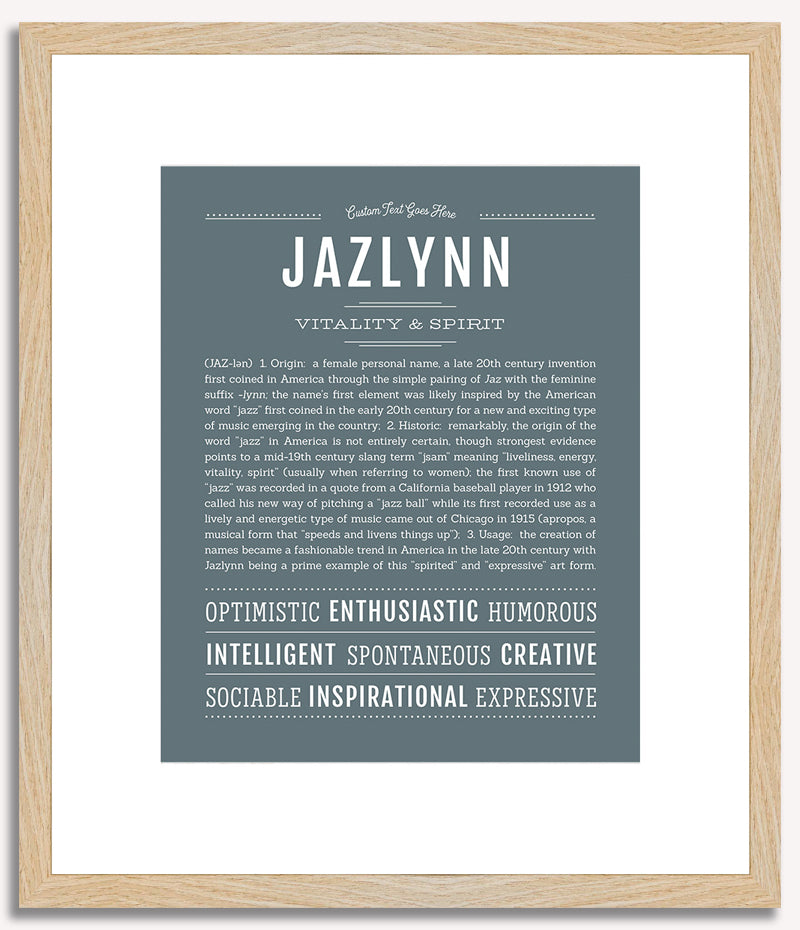 Jazlynn | Name Art Print