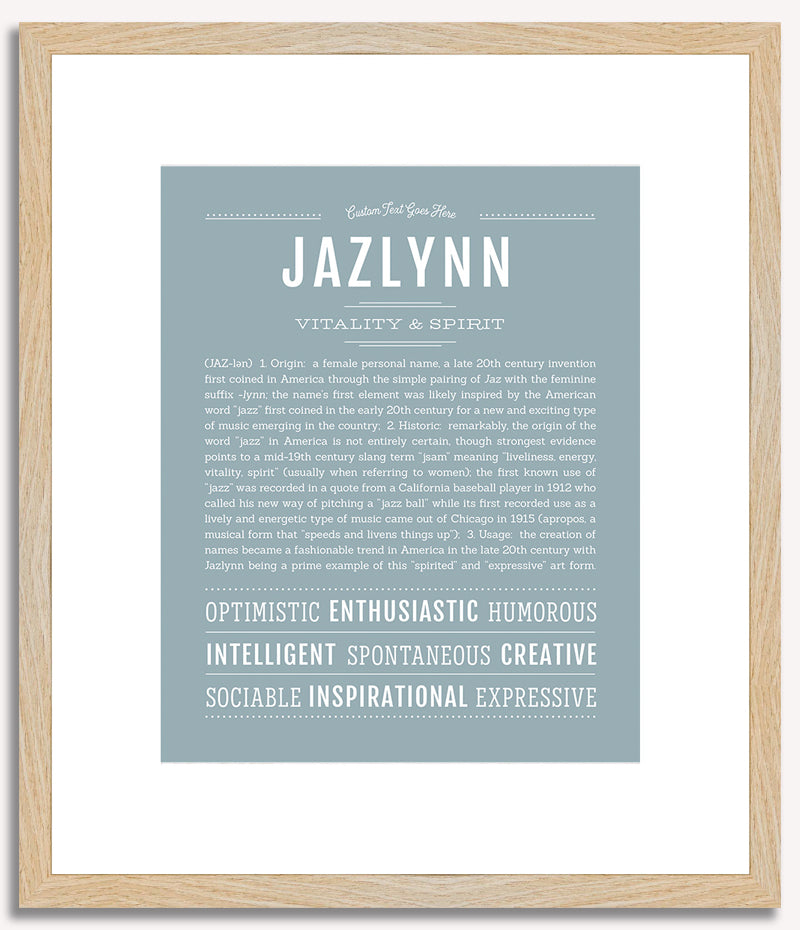 Jazlynn | Name Art Print