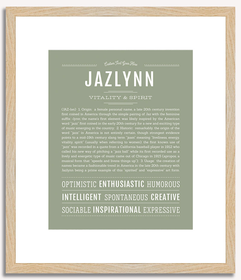 Jazlynn | Name Art Print