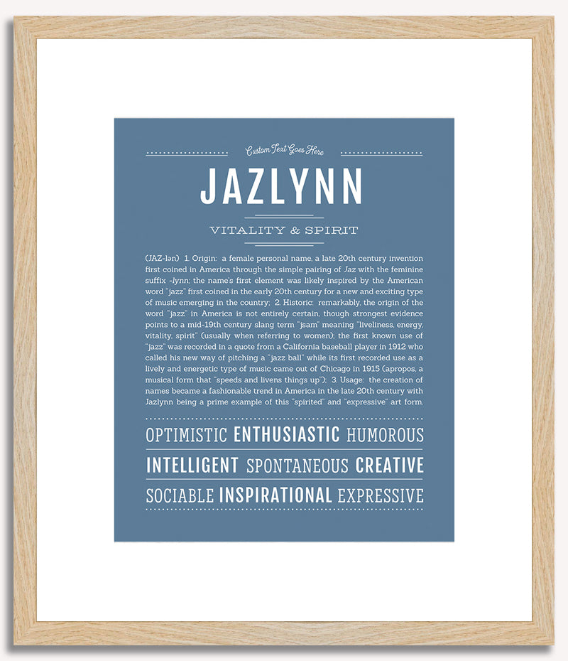 Jazlynn | Name Art Print