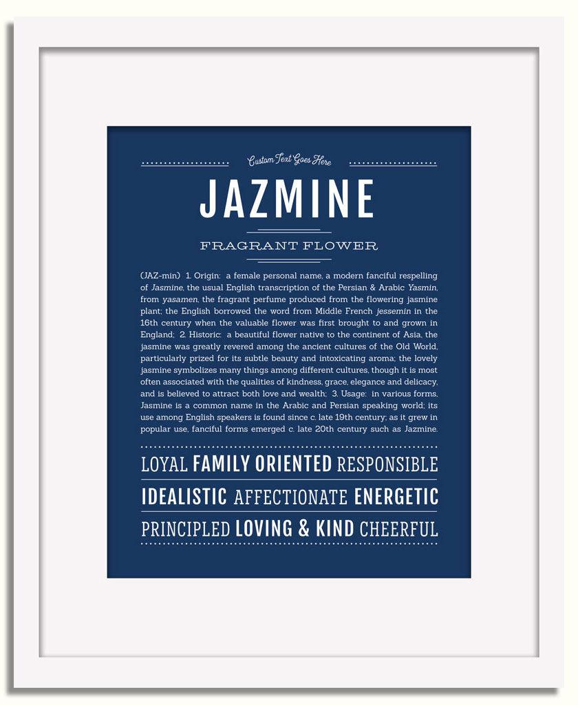 Jazmine Personalized Name Meaning Art Prints – Name Stories Jazmine Personalized Name Meaning Art Prints – Name Stories